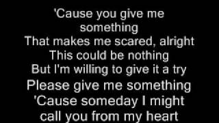 james morrison- you give me somthing with lyrics
