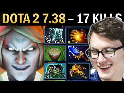 Invoker Gameplay Miracle with 17 Kills and Midas - Dota 2 7.38