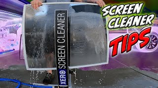SCREEN CLEANER TIPS | WINDOW CLEANING TOOLS