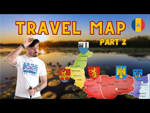 My Personal Map of Must-Visit Places in Wallachia, Banat, Dobrogea, Oltenia and Crișana 2/3