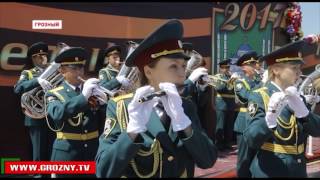В Грозном прошли последние приготовления к параду в честь Победы в Великой Отечественной войне 