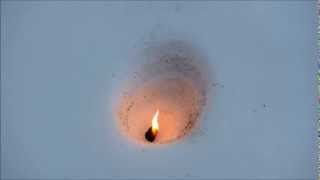 Fireball Survival Fire-Starters Burn Test