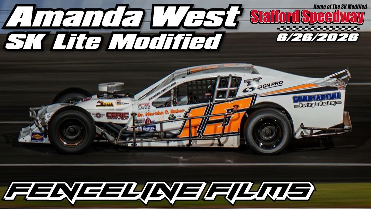 Amanda West SK Lite at Stafford Speedway