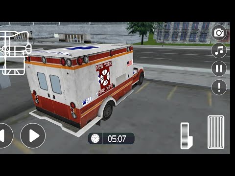 Ambulance rescue simulator - ambulance service for petiants - android gameplay