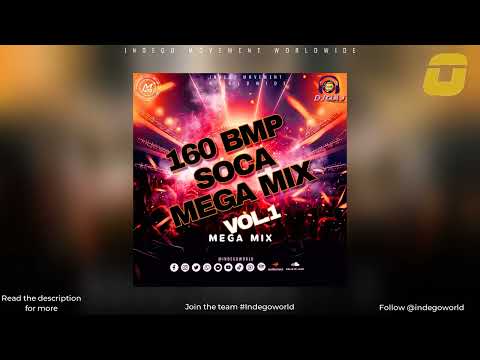 Power Soca (160 BPM) Mega Mix vol 1- By Dj Gla J | 2024 Soca | 2023 Soca