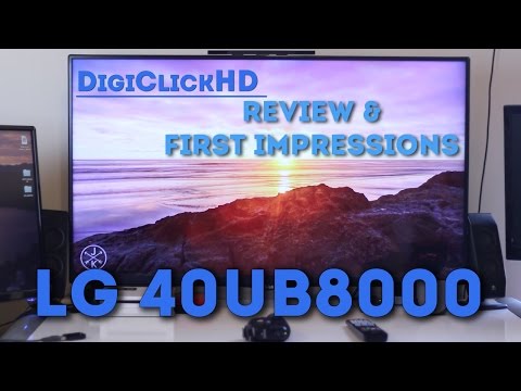 LG 40UB8000 4K TV Review & First Impressions