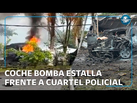 FGR investiga explosión de coche bomba en Michoacán