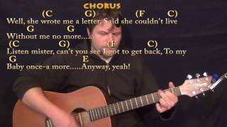 The Letter (The Box Tops) Guitar Cover Lesson with Chords/Lyrics