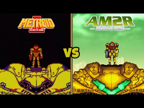 Metroid 2 vs AM2R | Fan Remake Comparisons By @DoctorM64
