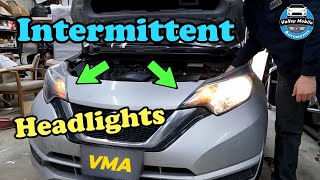 Nissan Versa Intermittent Headlights | Headlight Problem Fix