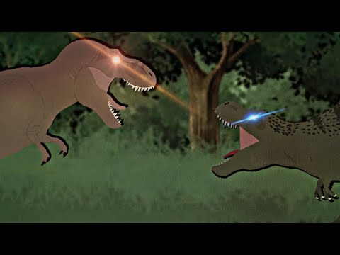 StickNodes Dino Rexy vs. Speckles