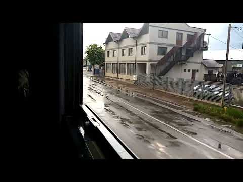 Sosire în Halta Rădăuți Gara Mică cu Trenul R5627 Suceava-Putna 21.05.2022