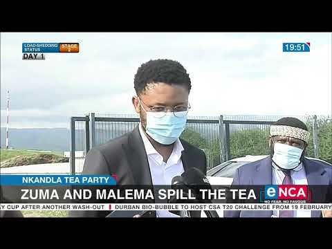 Nkandla Tea Party Zuma and Malema spill the tea