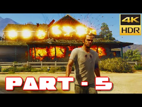 GTA 5 PS5 Gameplay Walkthrough Part 5 FULL GAME [4K 60FPS] [PERFORMANCE RAY TRACING] - No Commentary
