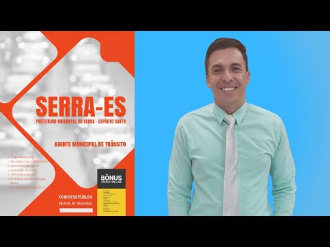 Apostila Concurso Prefeitura de Serra - ES 2024 - Agente Municipal de Trânsito
