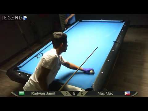 The Legend's Club First Tournament - 10 Ball   | Last 8 | Mac Mac Vs Radwan Jamil