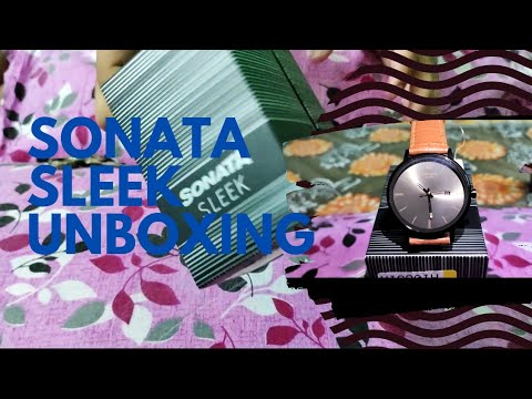 Sonata Watch Unboxing...A budget stylish watch for men