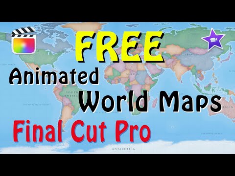Free Animated World Maps for Final Cut Pro.