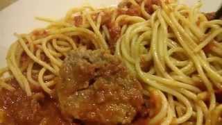 Axis Pizza - Spaghetti & Meatballs