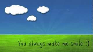 Video thumbnail of "You Always Make Me Smile - Kyle Andrews (w/ Lyrics)"