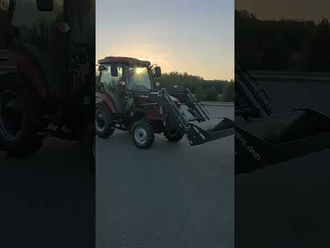 фото коммунальная машина kerland pro 654te1 basic / трактор c кабиной + погрузчик + щетка / 0