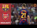 DE JONG maakt BASISDEBUUT | Barcelona vs Arsenal | Trofeu Joan Gamper 2020 | Samenvatting