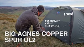 First Look: Big Agnes Copper Spur UL2 Backpacking Tent - New HyperBead Fabric