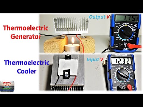 WHAT IS THE DIFFERENCE BETWEEN THERMOELECTRIC COOLER AND GENERATOR | TEG VS TEC PELTIER EXPERIMENT