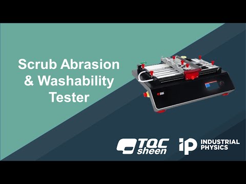 Learn how the TQC Sheen Scrub Abrasion & Washability Tester works