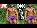 1000 Squats | Leg Workout For Bigger Quads