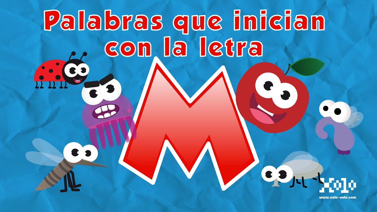 Palabras que inician con la letra M en español para niños - Videos Aprende