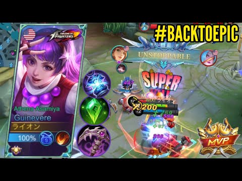 GUINEVERE’S FIRST MATCH OF THE SEASON AND IT WAS INTENSE! | Athena Asamiya | MLBB