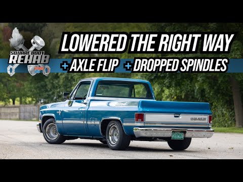 How To Correctly Lower The Suspension of Your Chevrolet Square Body.