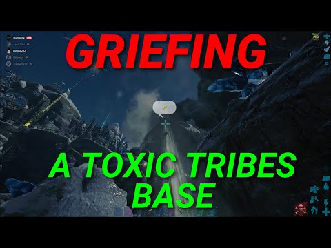 Griefing  a Super Toxic Tribe - OFFICIAL PVP - ARK SURVIVAL EVOLVED 2021 ep.2