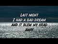 The Zutons - Nightmare Part II (with Lyrics)