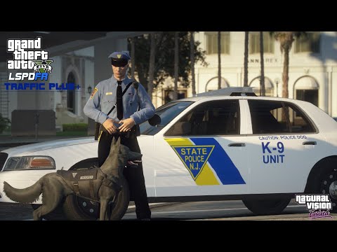 GTA V | LSPDFR 0.4.7 | New Jersey State Police | Traffic Plus+ Mod