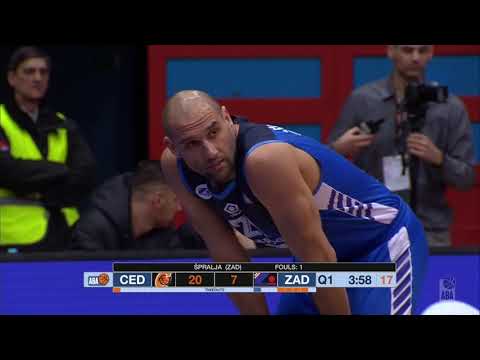 ABA Liga 2018/19, Round 13 match: Cedevita - Zadar (29.12.2018)
