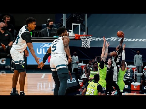Timberwolves vs Spurs Full Game Highlights D'Angelo Russell with 27