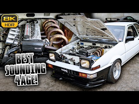 Best Sounding ITB 4AGE Trueno AE86 hits the Mountain Roads! *Pure Sound*
