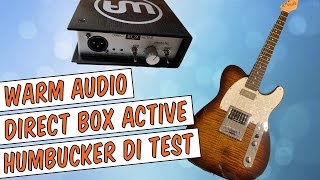 Video thumbnail for Warm Audio Direct Box Active Review - Humbucker DI Test by HomeTracks