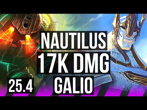 NAUTILUS & Varus vs GALIO & Draven (SUP) | 17k DMG, 5/6/29 | KR Grandmaster | 25.4