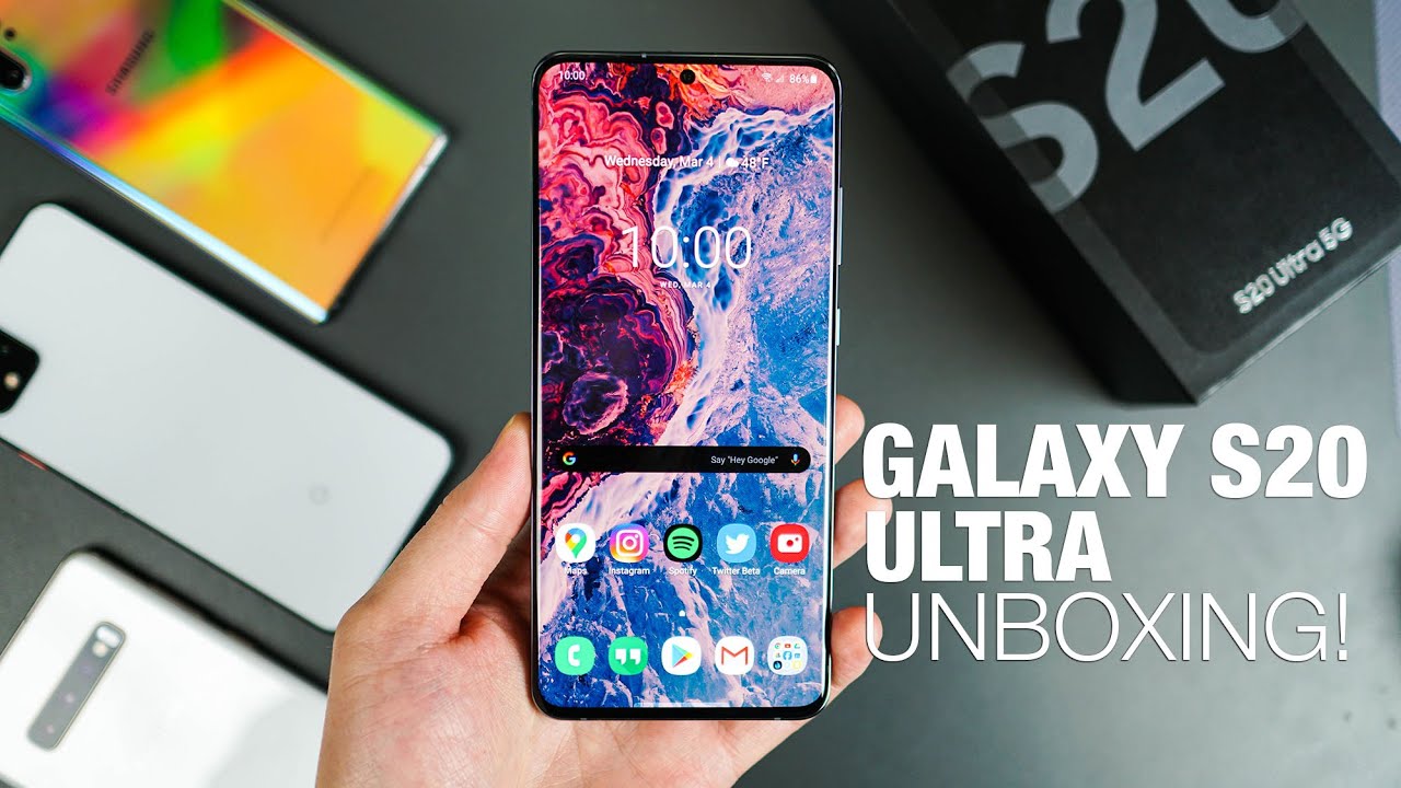 Samsung GALAXY S20 ULTRA Unboxing!