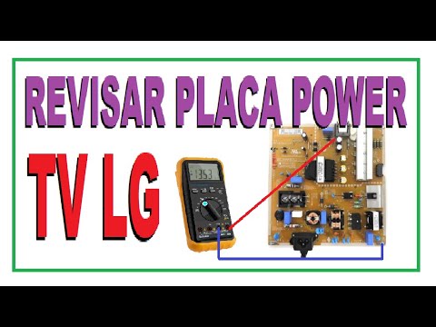 PRUEBAR PLACA POWER TV LED LG