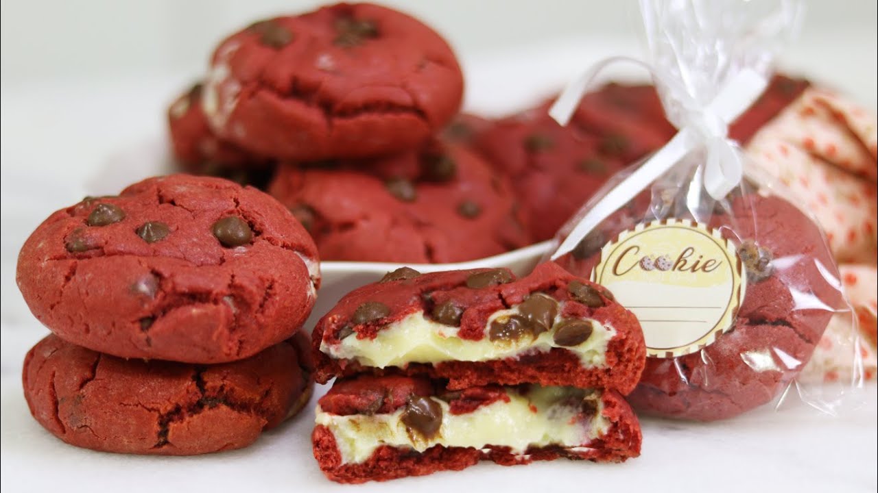 COOKIE REDVELVET COM RECHEIO DE LEITE NINHO QUE FICA UM CHARME PRA FAZER E VENDER – Dika da Naka