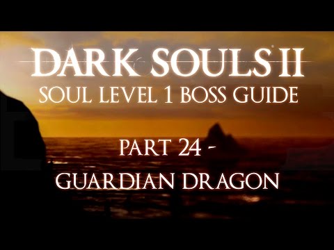 Dark Souls 2 SL1 Boss Guide - Part 24 - Guardian Dragon
