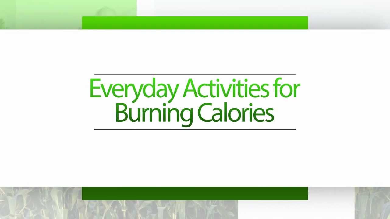 Everyday Activities for Burning Calories