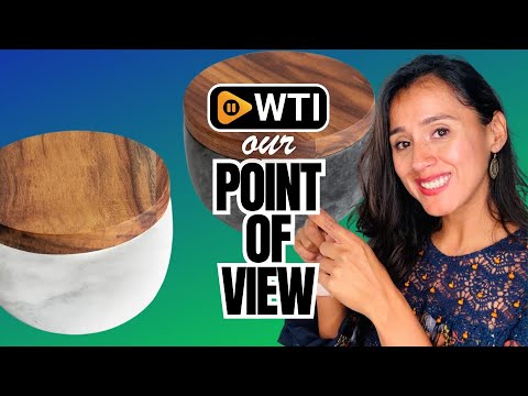 Marble Salt and Pepper Bowls Salt Box Salt Cellar Set solid natural Wood Cover large capacity salt box gift packing salt holder salt bowl with lid and spoon - WTI product video review