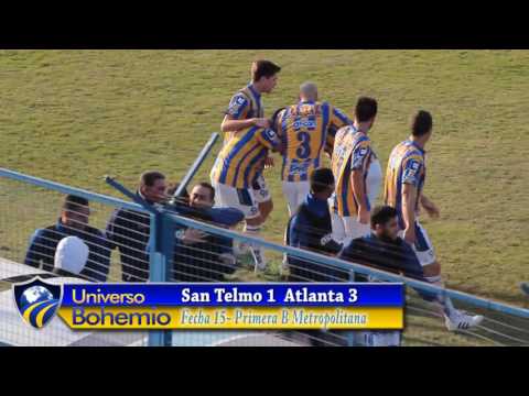 San Telmo 1 Atlanta 3 - Fecha 15 Primera B Metropolitana 2016