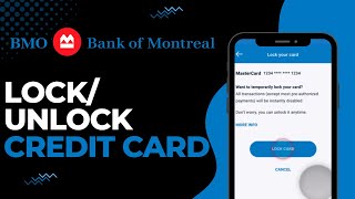 How to Lock/Unlock Bank of Montreal Credit Card | 2023