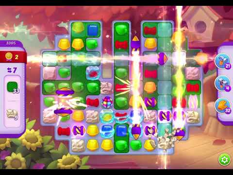 HomeScapes Level 3305 no boosters (19 moves)